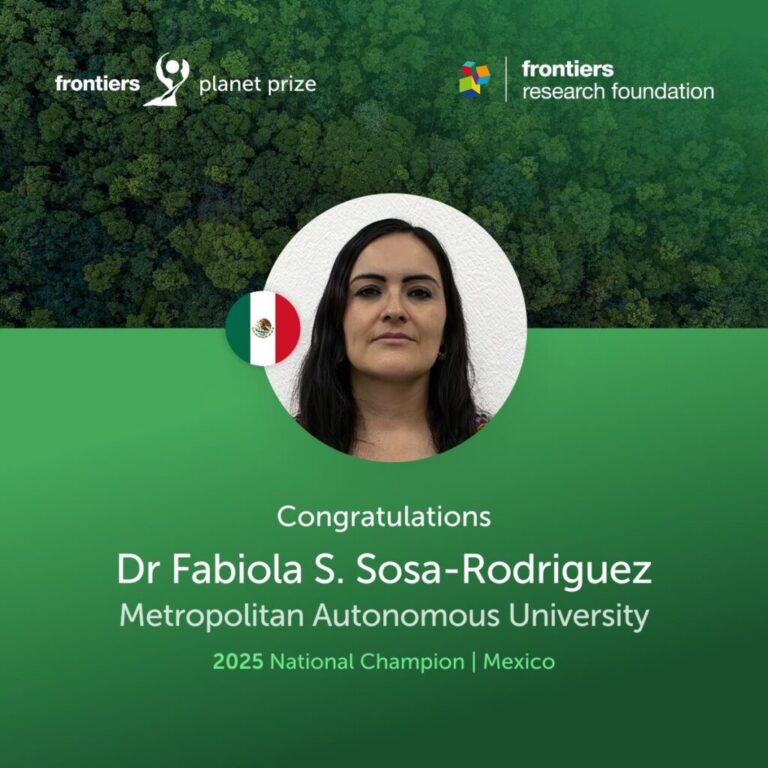 Proyecto de la UAM compite por el mayor premio científico internacional en sostenibilidad
